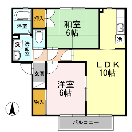 アムール F棟の間取り