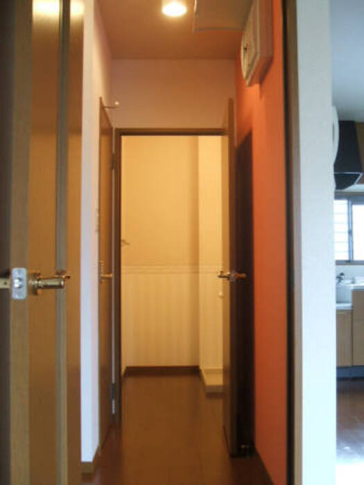 アムール E棟の玄関|E102_廊下(ｱｸｾﾝﾄｸﾛｽ)