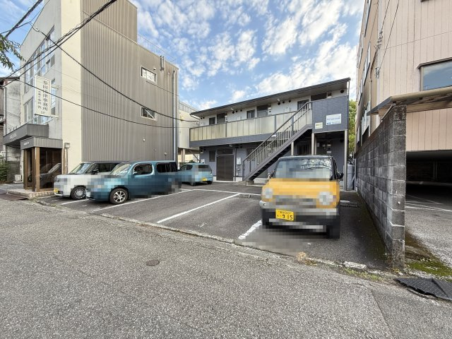城北ハイツの駐車場