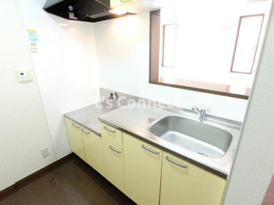 【キッチン】 | ＷＩＳＨ南光台 | ２口ガスコンロ設置可能な対面キッチン。