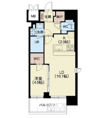 【間取り】 | スプランディッド難波III