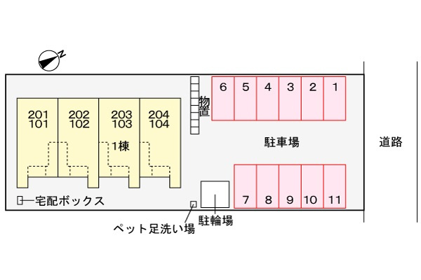 ベルカノンの区画図