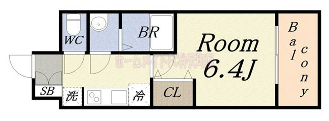 【間取り】 | プレサンスOSAKA DOMECITYビーツ