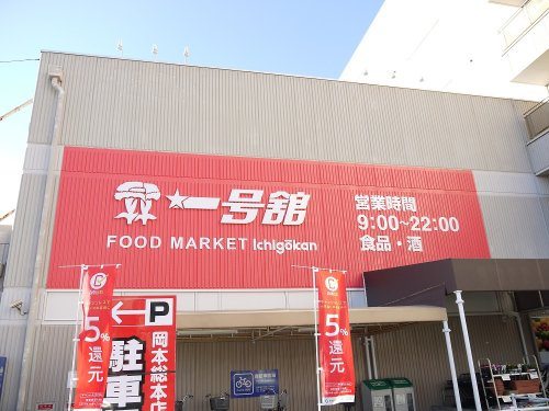 ベルフォーレ西丸之内の周辺|【スーパー】一号館　津丸之内店まで775ｍ