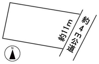 ６４１６９　安八郡安八町牧土地の区画図
