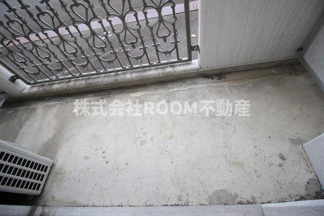 サンライズ東郷Ⅱのバルコニー|広々としたバルコニーです