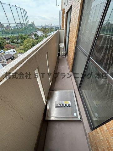 仲介手数料０円！山伝マンションのバルコニー