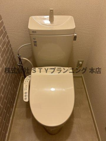 仲介手数料０円！山伝マンションのトイレ