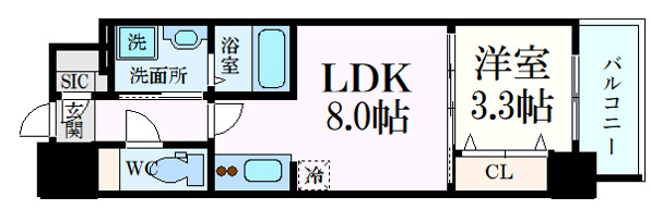 S-RESIDENCE城南通りabreast