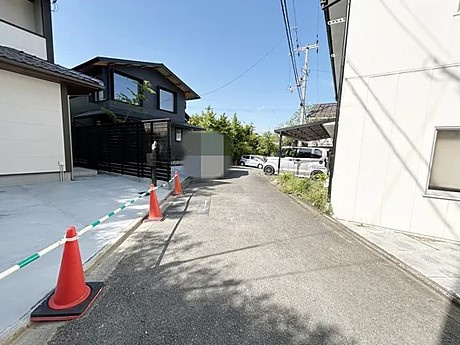 【前面道路含む現地写真】 | K41216-1号地鷹峯