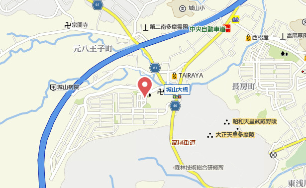 祝：成約済み　八王子市　元八王子町　中古戸建の地図|～仲介手数料無料☆八王子ひなた不動産～八王子市元八王子町　中古戸建