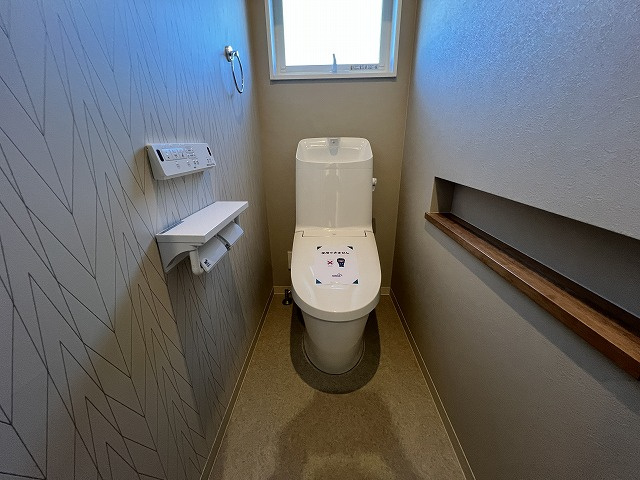 一宮徳谷　中古戸建　【未入居物件】のトイレ|2階のトイレです
