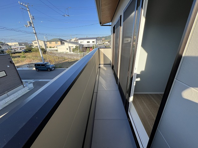 一宮徳谷　中古戸建　【未入居物件】のバルコニー|南面のバルコニーです