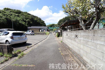 【前面道路含む現地写真】 | 柳橋建築条件なし96坪売地