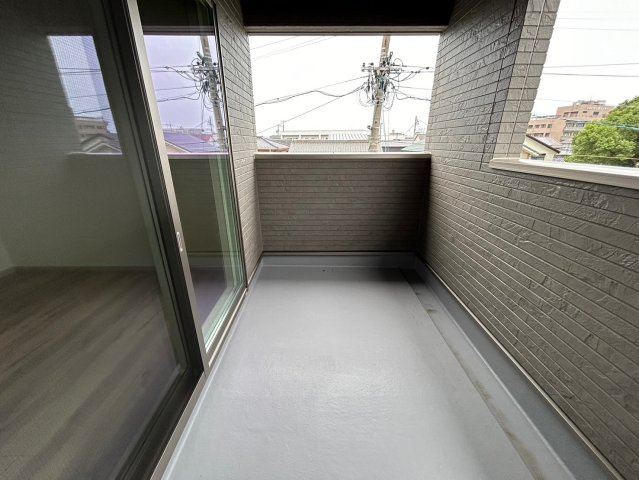 戸建　一宮市今伊勢町宮後　全4区画分譲のバルコニー|バルコニーは南向きで洗濯物もよく乾きます！