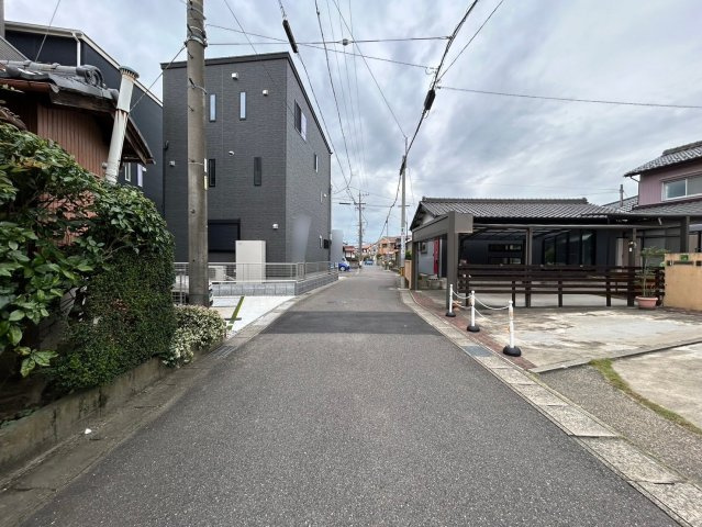 戸建　一宮市今伊勢町宮後　全4区画分譲の前面道路含む現地写真|■前面道路　
■ヤマダ不動産　株式会社リライフ　一宮店