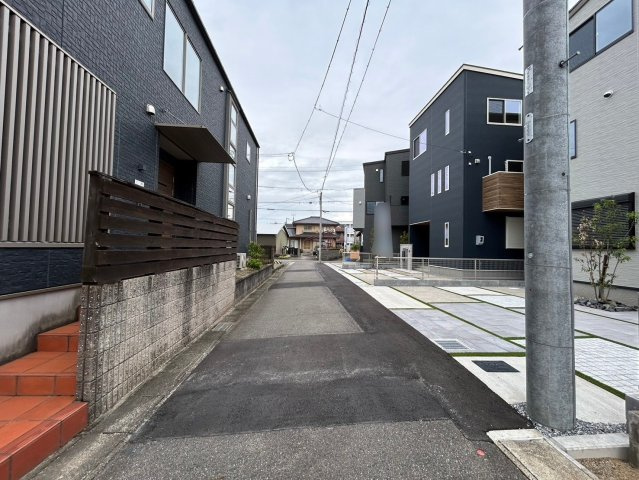 戸建　一宮市今伊勢町宮後　全4区画分譲の前面道路含む現地写真|■前面道路　
■ヤマダ不動産　株式会社リライフ　一宮店