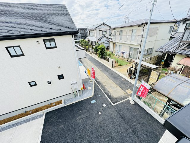 柏市中原２丁目新築戸建【増尾西小学校：6分】の展望|バルコニーより道路側眺望