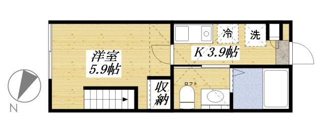 ショコラBASEの間取り