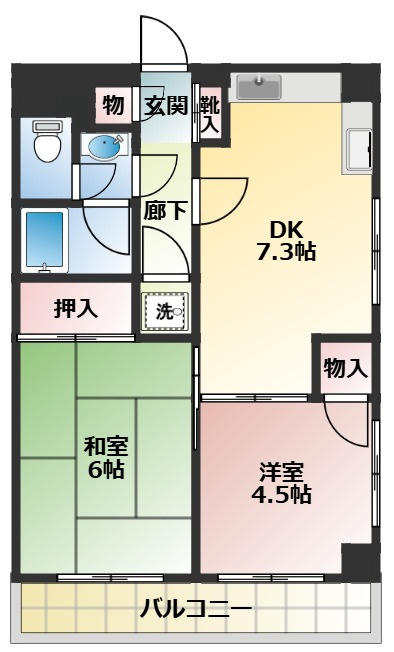 コーポ長谷川の間取り
