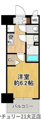 【間取り】 | アドバンス大阪セレーノ