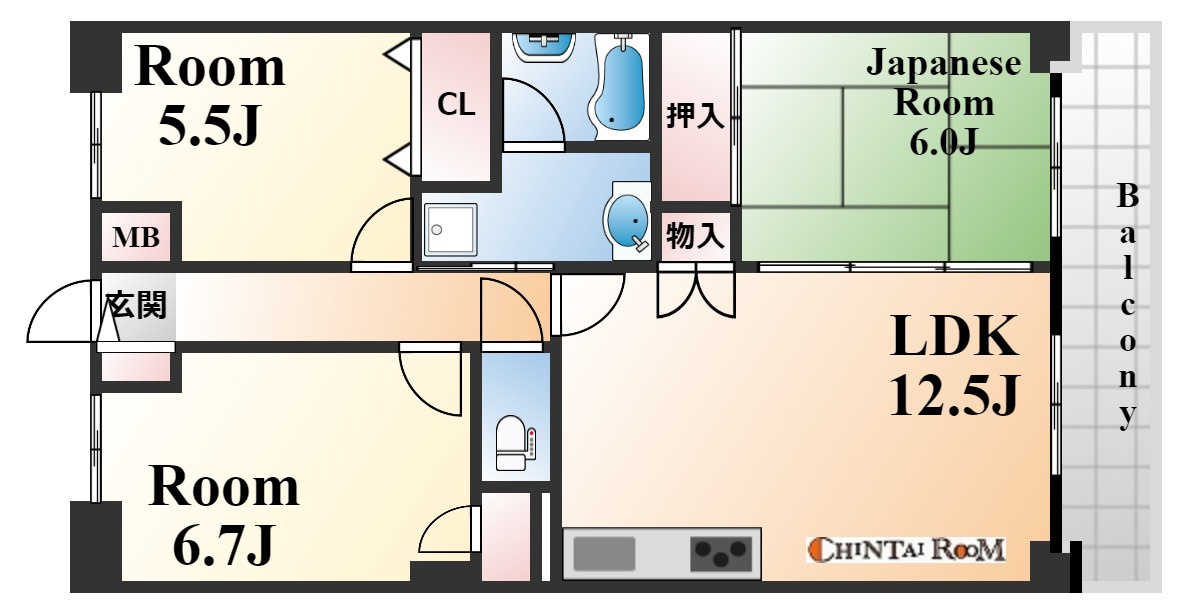 ファーレ神戸の間取り