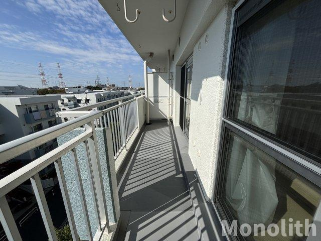 堺市南区城山台２丁の賃貸マンションのバルコニー