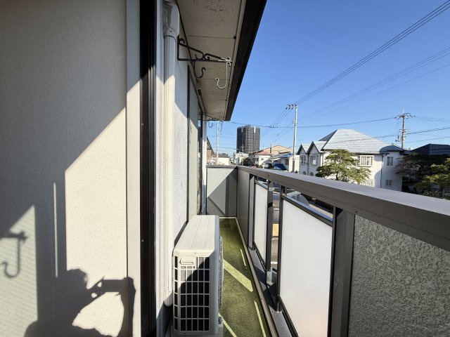 サンビレッジ一ツ橋　A棟のバルコニー