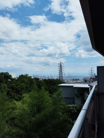 神戸市灘区箕岡通１丁目の賃貸マンションの展望