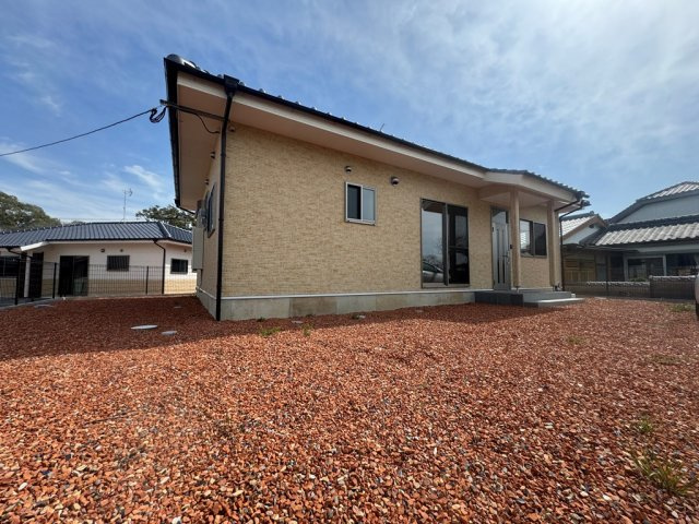 城島町江島　新築平屋の外観