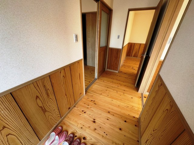 城島町江島　新築平屋の玄関