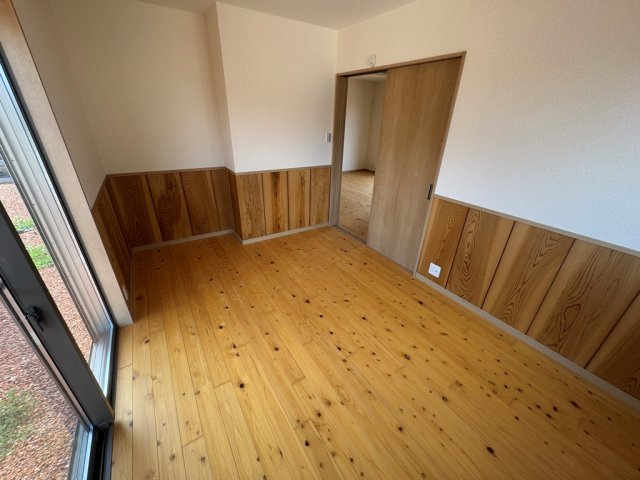 城島町江島　新築平屋の玄関