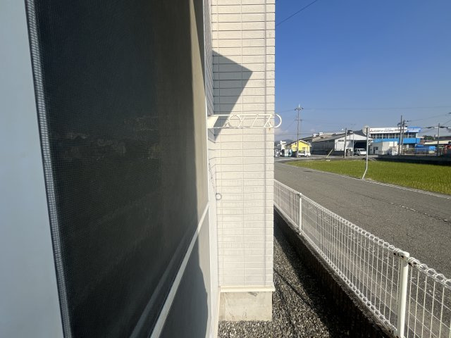 ミストラル西庄のバルコニー