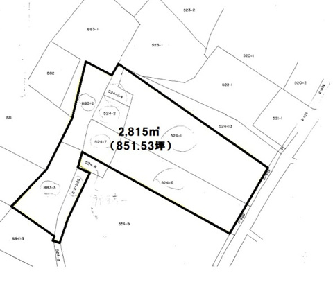 【土地図】 | 伊東市池　売地