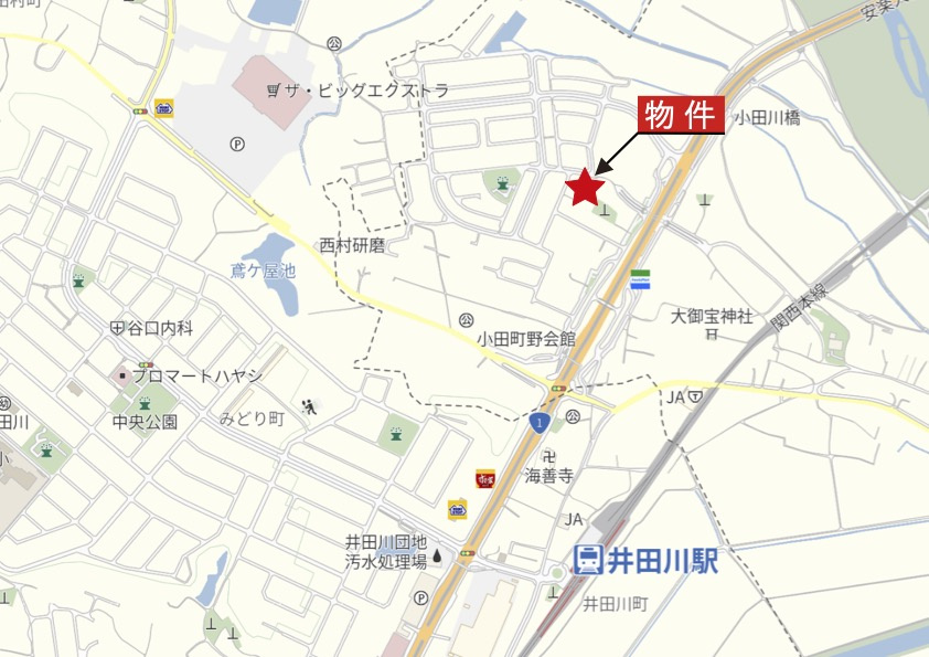 鈴鹿市小田町の地図|広域Map
