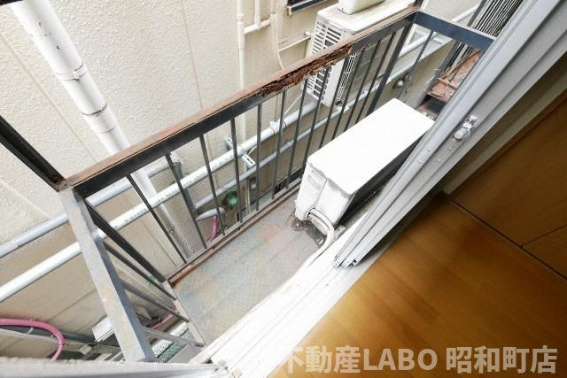 ＧＳ阿倍野のバルコニー
