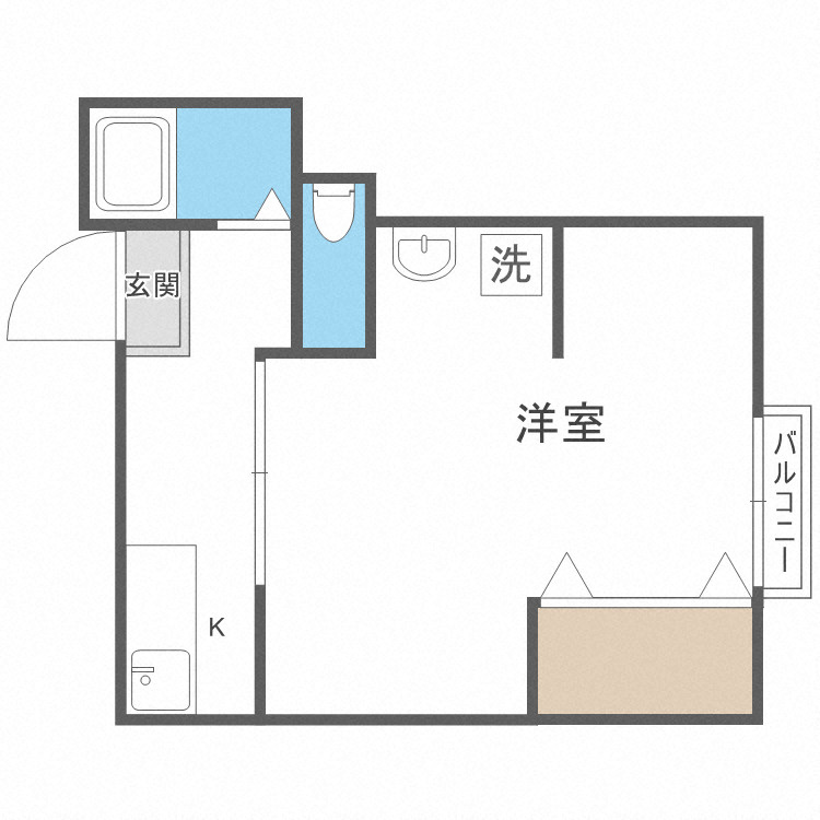 ＧＳ阿倍野の間取り