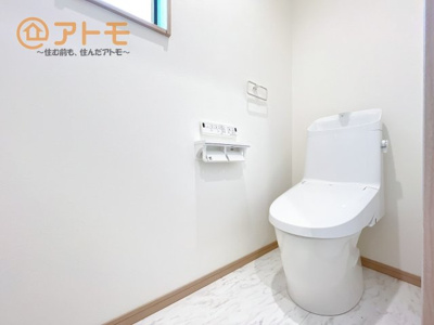 【トイレ】 | ●沼津市上香貫　分譲住宅　全1棟 | ２つトイレがあるので朝も混みあわずに使うことができます！