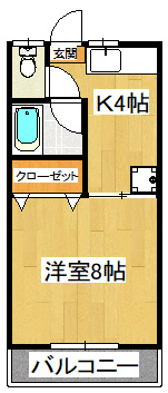 メゾンハピネスの間取り