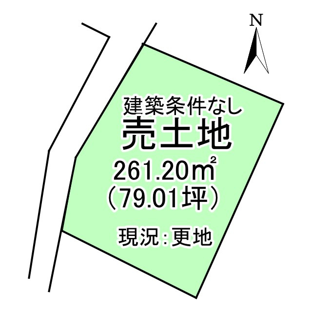売土地　安中市中後閑の土地図|☆彡日差しもたっぷり