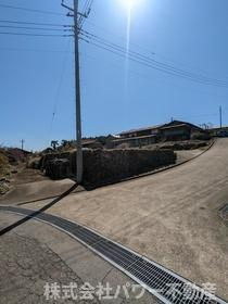 売土地　安中市中後閑の前面道路含む現地写真|前面道路含む現地写真です