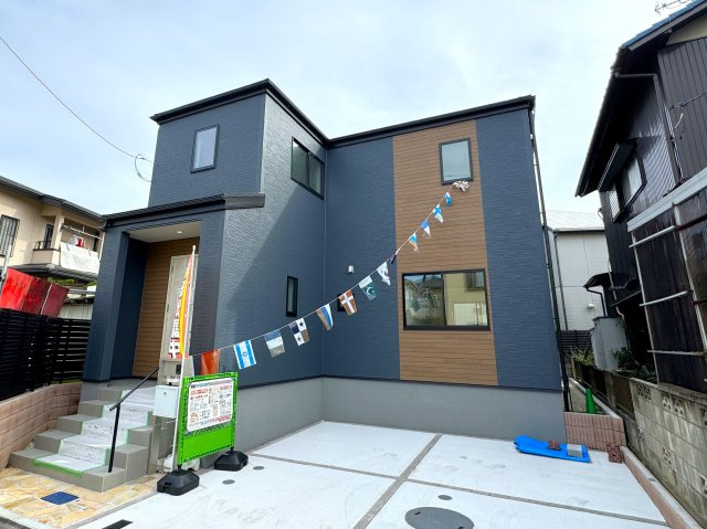 鎌ケ谷市東初富４丁目新築戸建の外観|完成済み内覧可能です！
