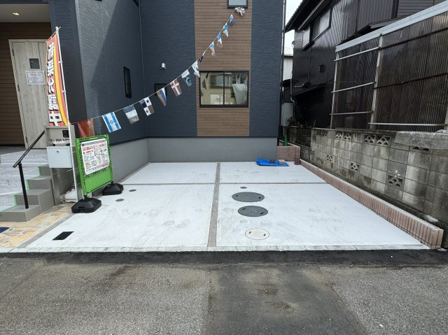 鎌ケ谷市東初富４丁目新築戸建の駐車場|駐車スペース・並列２台駐車可