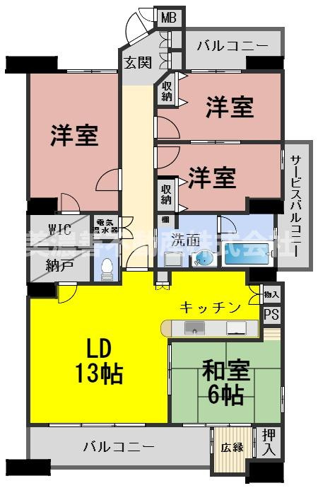 ６４２６７　キャッスルハイツ正木Ⅲの外観