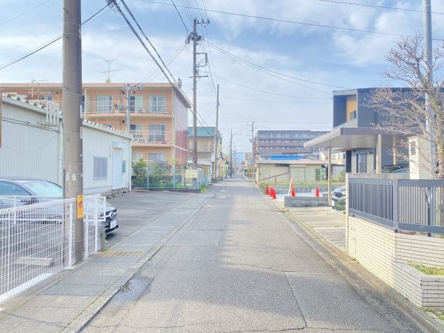 売新築戸建　静岡市駿河区中田４丁目の周辺|道路の幅員は約5mです