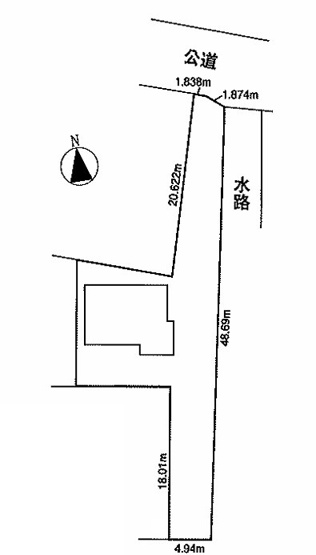 【区画図】 | 美里町阿那志　中古戸建 | 図面と現況が異なる場合、現況を優先とします。