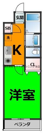 仲介手数料０円！アールズコート本郷の間取り