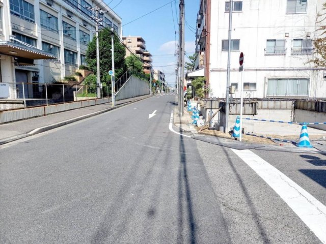 KEIAI名古屋市昭和区滝子町1期全3棟＜新築一戸建て仲介手数料無料＞の前面道路含む現地写真|前面道路含む現地写真です