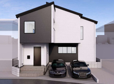 【外観パース】 | MIRASUMO緑区鳴海町北浦072①全1棟＜新築一戸建て仲介手数料無料＞ | 外観パースです