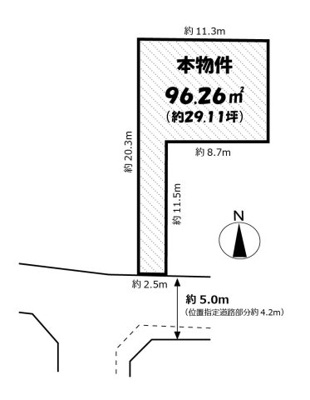【区画図】 | 北野戸建